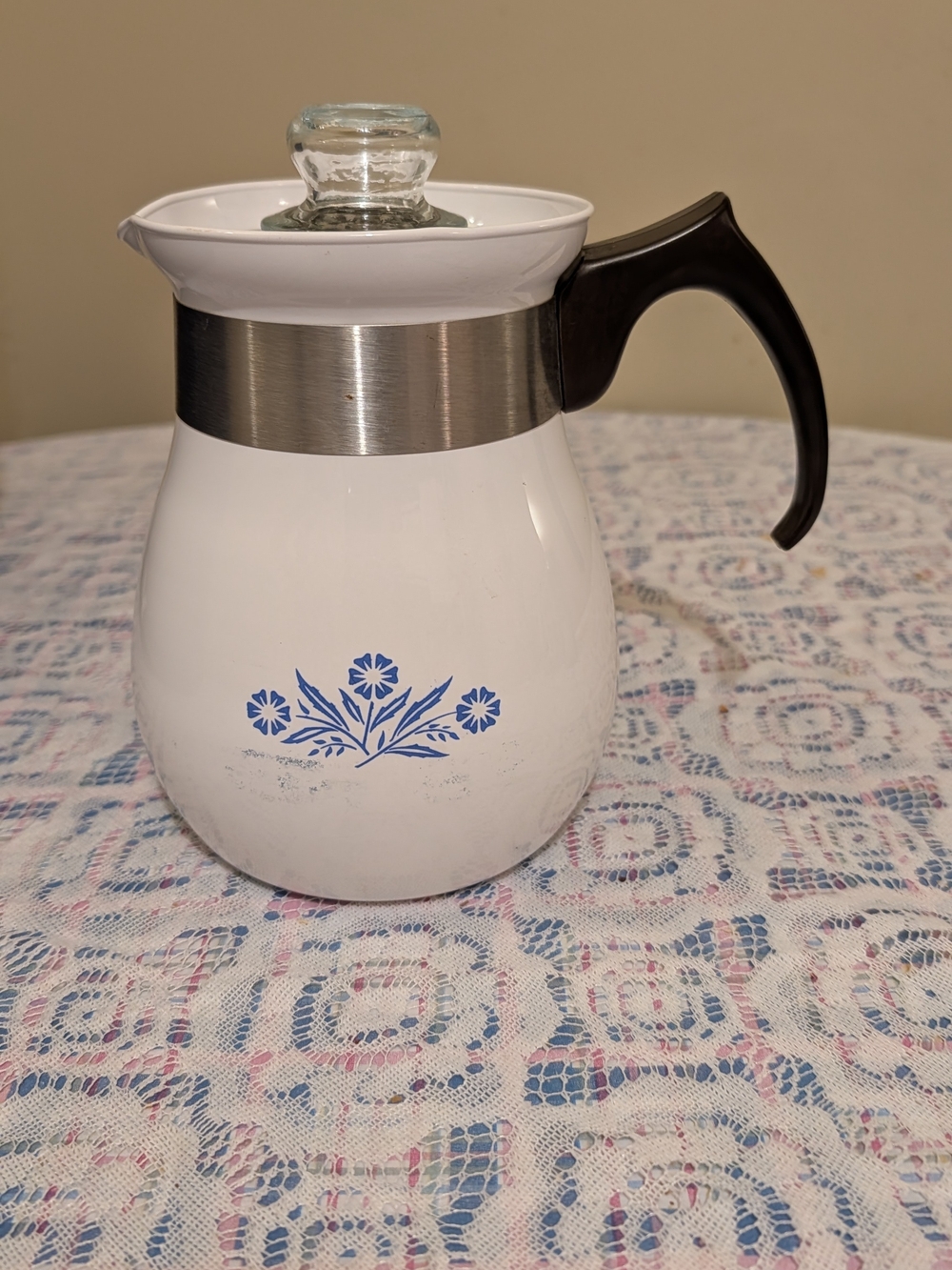 Corningware 6 Cup Percolator W All Parts - Picture 2 of 8
